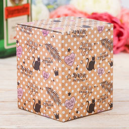 Стакан стеклянный Дорого внимание Смейся, улыбайся, 620 мл