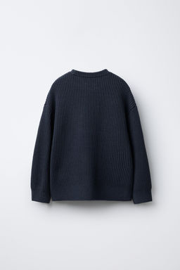 PATCH TEXT KNIT SWEATER - Zara фото 2