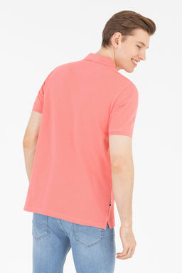 Мужская базовая футболка с воротником поло Pomegranate Blossom - U.s. polo assn фото 5