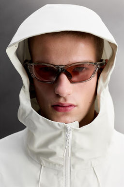 SHELL WATERPROOF TECHNICAL JACKET - Zara фото 18