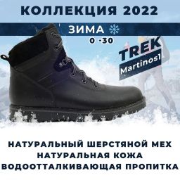 Ботинки мужские TREK Martinos1 черный (шерст.мех)