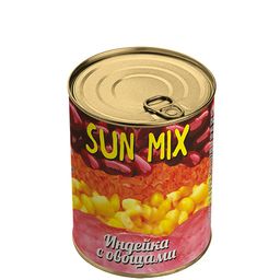 Индейка с овощами SUN MIX, 340г