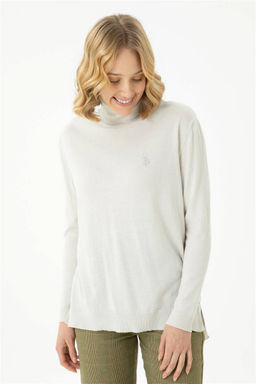 Женский базовый свитер с водолазкой и каменным воротником Неожиданная скидка в корзине - U.s. polo assn фото 2