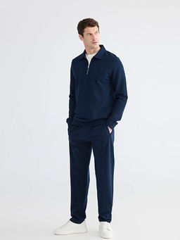 Polo Yaka Erkek Sweatshirt