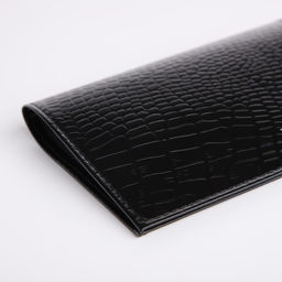 Обложка для паспорта, тиснение, крокодил, цвет чёрный - Simaland фото 4