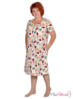 Халат Модель №1311 размеры 44-84 - Plusmoda фото 2