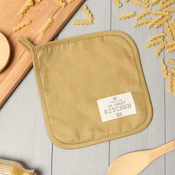 Прихватка ЭтельKitchen цв.коричневый, 19х19 саржа,100% х/л