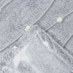 Плед светящийся Casa Conforte Stella 100х150см, серый, фланель 190 гр/м, пэ100%  фото 7