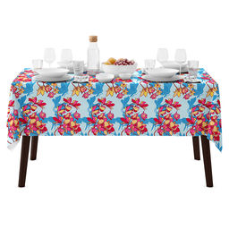 Аромат магнолии Скатерть рогожка 220х145см, 191г/м2, хлопок 100%, Домашняя мода (Россия)