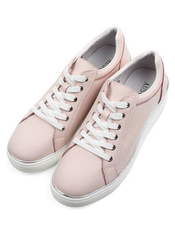 03-YD270-3 PINK Полуботинки спортивные женские (натуральная кожа)