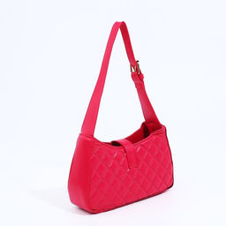 Сумка-багет на молнии, цвет розовый - Simaland фото 2