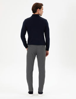 Erkek Slim Fit Ye_il Kanvas Pantolon