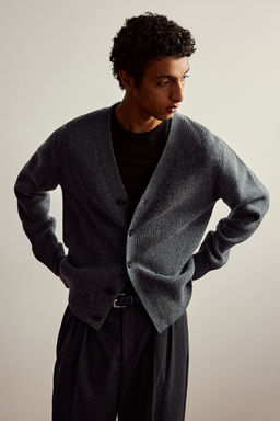 Cardigan de lana Regular Fit