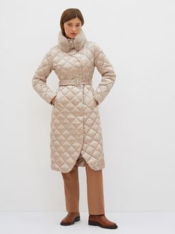 Conso/WDLF 210520 - light beige Пуховое Пальто  фото 8