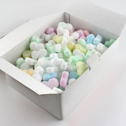 Наполнитель для подарков пенопластовый, 50 гр - Дарите счастье фото 2