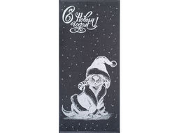 Полотенце махровое 6с102.411ж1 БТЦ Сластена (графит5) 67х150см