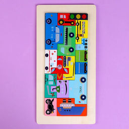 Пазл-тетрис Транспорт 30 15 1 см - Simaland фото 2