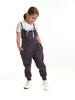 Комбинезон для девочки UD 1594 антрацит