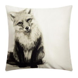Наволочка декоративная Этель Лиса 40х40 см, велюр