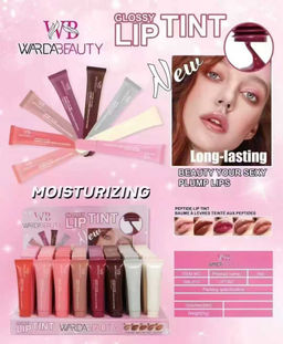 Набор тинт блесков для губ WardaBeauty - 8 штук