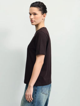 Футболка из хлопка с принтом / Zarina  фото 4