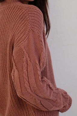10370 Свитер в цвете розовое какао - Martichelli фото 29