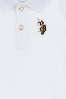 Белая базовая футболка для мальчика - U.s. polo assn фото 4