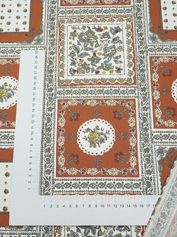 Сатин Асмина цв.т.оранжево-коричневый, ш.1.6м, хлопок-100%, 110гр/м.кв - Купава фото 8