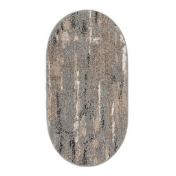 Ковер овальный, размер 80х150 см ПП 100%, джут