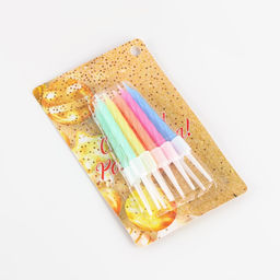 Цена за 10 шт. Свечи для торта Неон, 10 шт, МИКС, 5 см - Страна карнавалия фото 2