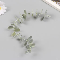 Цена за 5 шт. Декор для творчества "Веточка эвкалипта" 28 см