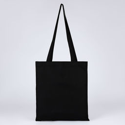 Сумка шопер Котик, 35х0.5х40 см, отд без молнии, без подклада, чёрная - Nazamok фото 4