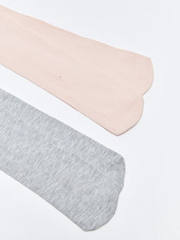 Basic K?z ?ocuk K?lotlu ?orap 2li - Waikiki фото 2