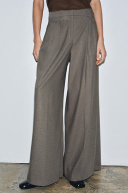 WIDE-LEG TROUSERS WITH DARTS ZW COLLECTION - Zara фото 8