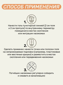 Гель от тараканов, туба 50 г