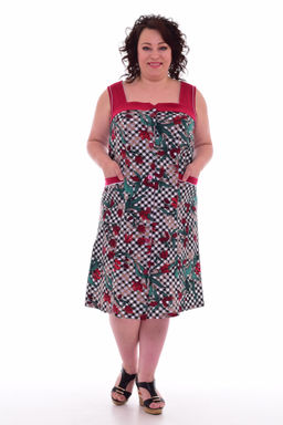 Халат женский 3-192а (клетка)