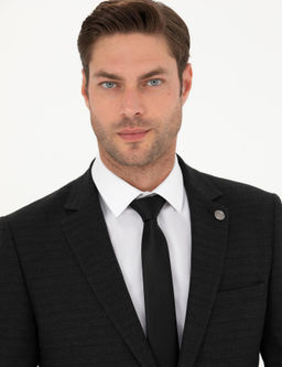 Antrasit Ex. Slim Fit Tak_m Elbise