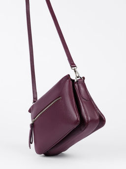 Женская кожаная сумка Richet 3280LN 603 Фиолетовый