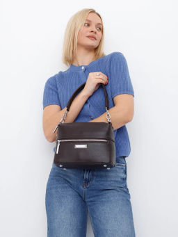 Сумка 0464C coffee Polina&Eiterou