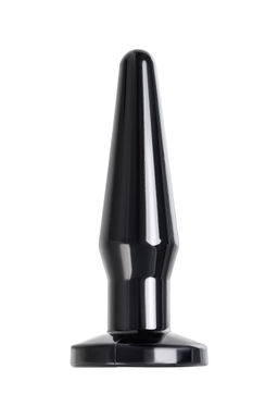 Анальная втулка TOYFA POPO Pleasure Gemini , TPE, черная, 12,1 см