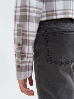 Рубашка фланелевая укороченная Дымка 7+ - Bungly фото 5