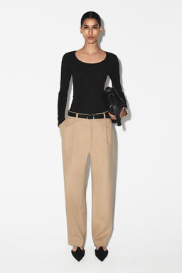 PANTAL?N TWILL DE ALGOD?N TAPERED LEG - H&m фото 8