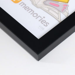 Цена за 2 шт. Фоторамка пластик "Формат" 10х15 см, чёрная (пластик)