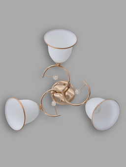 Люстра 13210/3, 3хE27, 40Вт, белый/золото