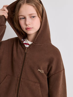 ACOOLA / Куртка детская для девочек Konterra_jk коричневый  фото 3