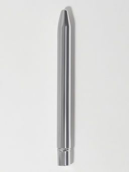 Цена за 2 шт. Кисть для макияжа, компактная, 17.5 см, чёрная, серебристая