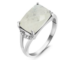 Кольцо из серебра лунный камень, Теона