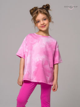 Костюм Мун тайдай розовый-ягода - Sovalina фото 10