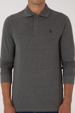 Erkek Antrasit Melanj Basic Sweatshirt Sepette S_rpriz _ndirim - U.s. polo assn фото 13