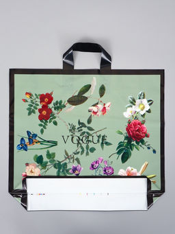 Цена за 50 шт. Пакет с петлевой ручкой "Мода" 45 х 40 х 8 см, 60 мкм